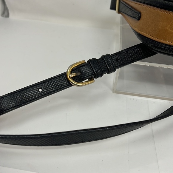 Mark Cross Black and Brown Leather Crossbody Bag - Picture 9 of 12
